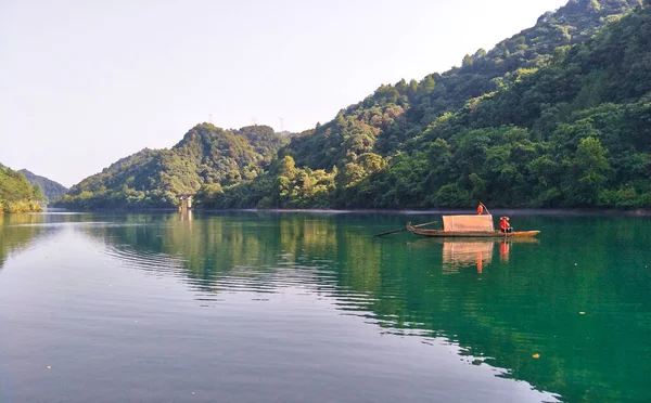 stock image beautiful landscape of lake in the mountains