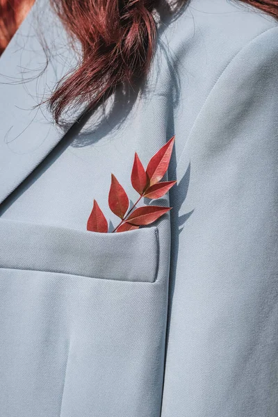 red silk scarf and leaves on the window