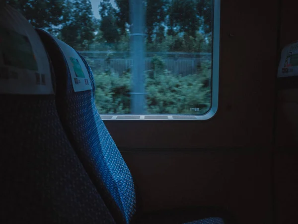 view of the window of the car