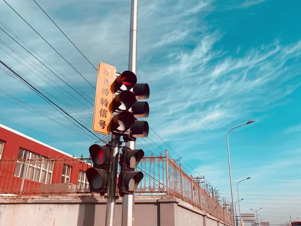 traffic light on the road