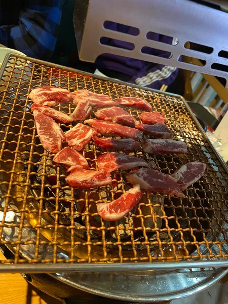 grilled squid on the grill