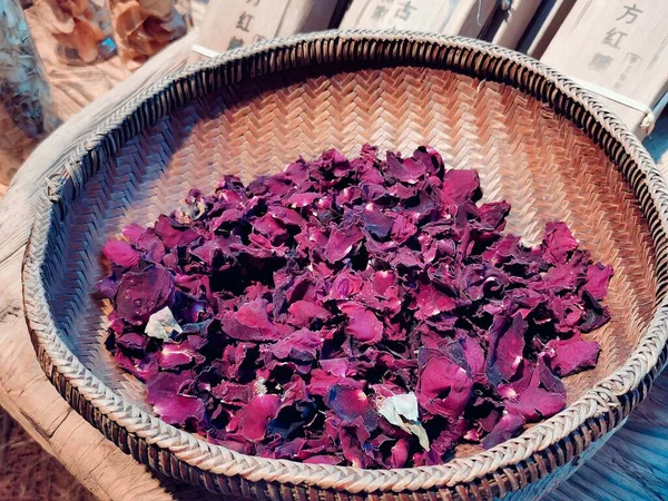 dried rose petals, flora