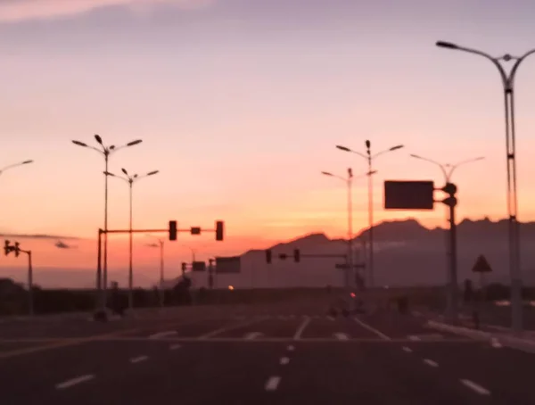 traffic lights on the road