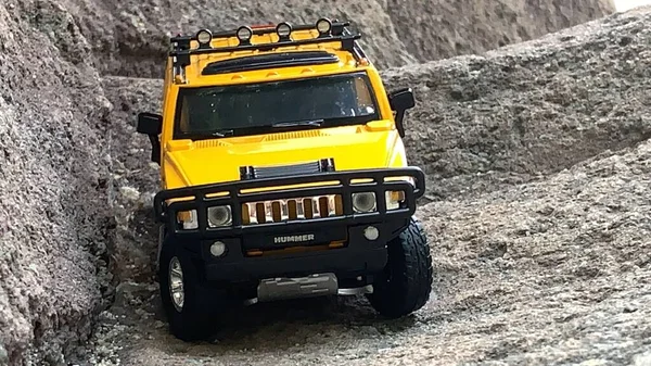 yellow truck on the road