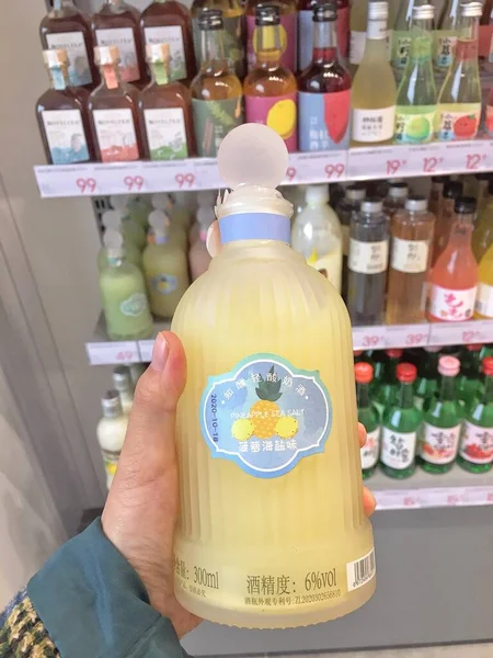 a large bottle of soap in a shop