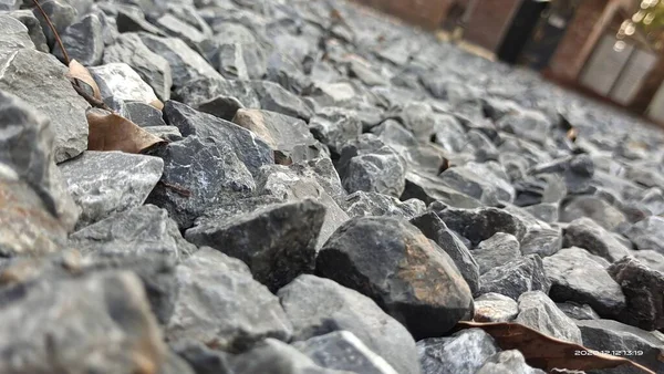 close up of a pile of stone and stones