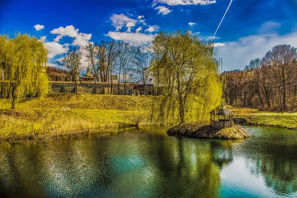 Belleza naturaleza paisaje y ciclo — Foto de Stock