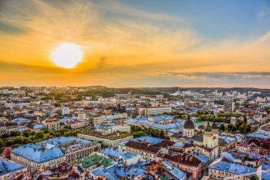Lviv Şehir Merkezi Görünümü