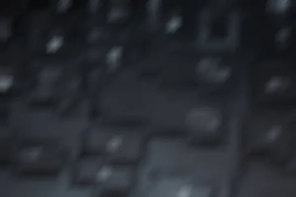 ピクセル暗い背景黒のノート パソコンのキーボードの — ストック写真