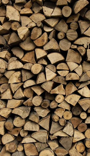 firewood natural type of fuel background vertical picture