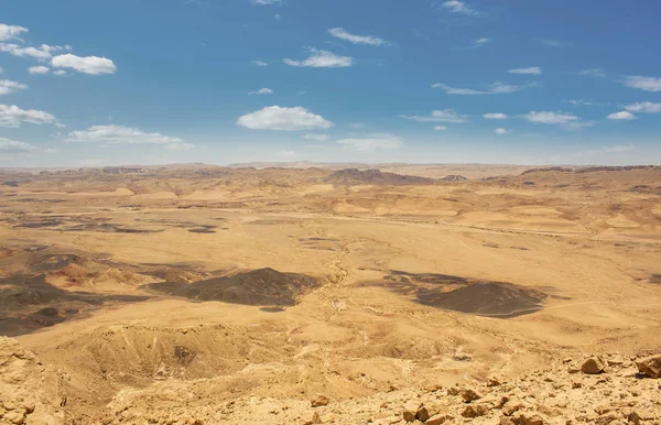 desert top view scenery landscape wasteland to horizon line from mount Nebo religion destination place in Jordan Middle East country