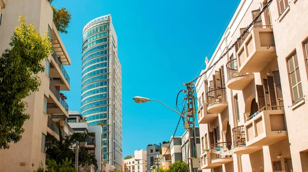 Tel Aviv Capitale Israeliana Vista Urbana Dal Quartiere Back Street — Foto Stock