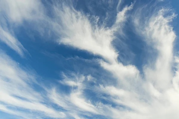Blauer Himmel Wolkenlandschaft Natürliche Hintergrund Ansicht Tapete Muster Fotografie — Stockfoto