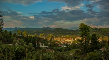 Panorama peyzaj parkı Doğal köy çevresi