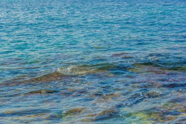 deniz suyu arka plan yüzeyi ve dalgalar