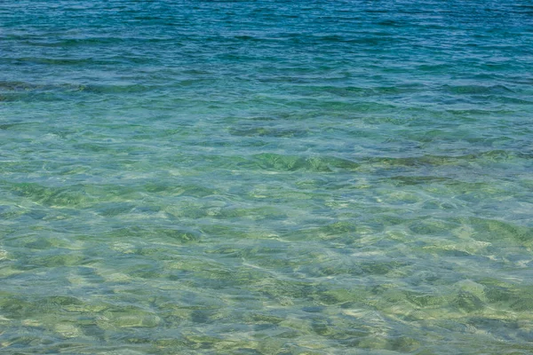 Mar Ondulado Ondulado Agua Azul Superficie Natural Fresco Simple Fondo — Foto de Stock