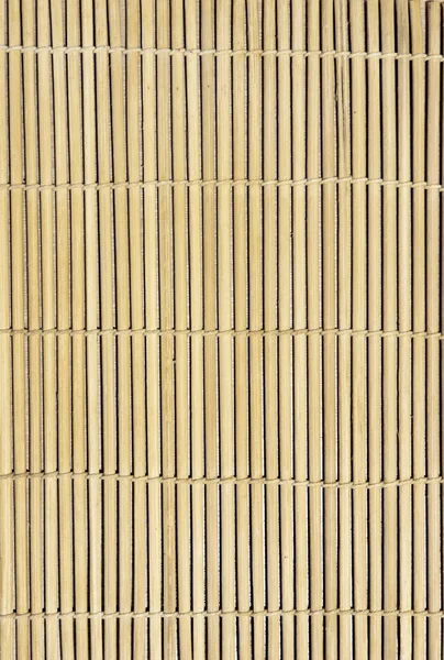Vintage Bambus Teppich Holz Hintergrund Objekt Asiatischen Stil Für Sushi — Stockfoto