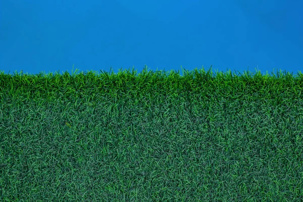 Zwembad Kant Groen Gras Dekking Eenvoudige Achtergrond Patroon Concept Van — Stockfoto