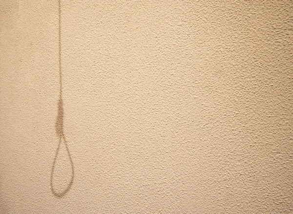 Abstracto Depresión Humana Concepto Suicidio Muerte Herramienta Colgante Lazo Sombra —  Fotos de Stock