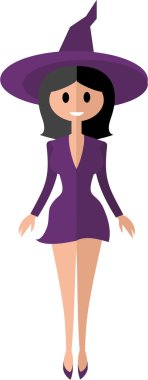 düz cadı, Cadılar Bayramı karakterler