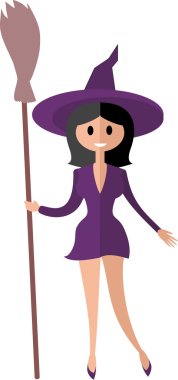 düz cadı, Cadılar Bayramı karakterler