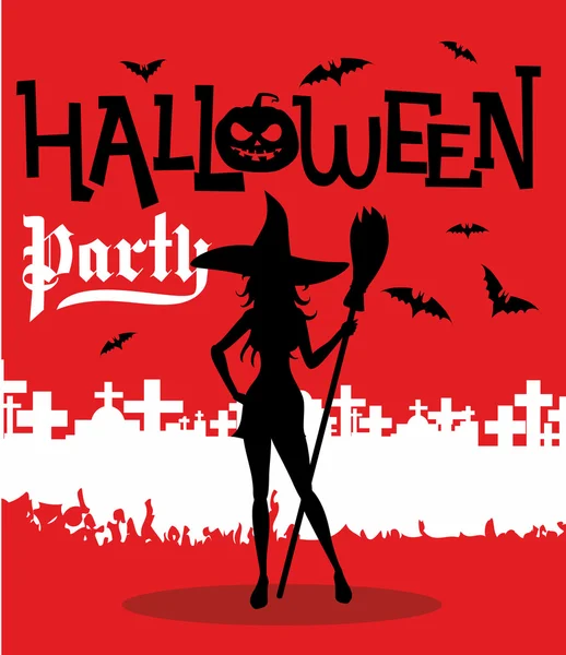 Halloween feriado abóbora, cartaz, banner — Vetor de Stock