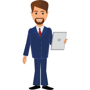 İş kıyafeti'düz iş adamıdır