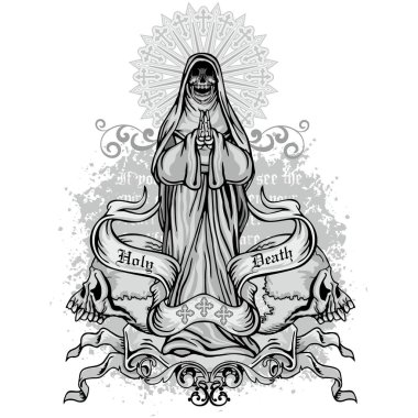  Grunge kafatası arması