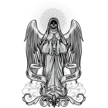  Grunge kafatası arması