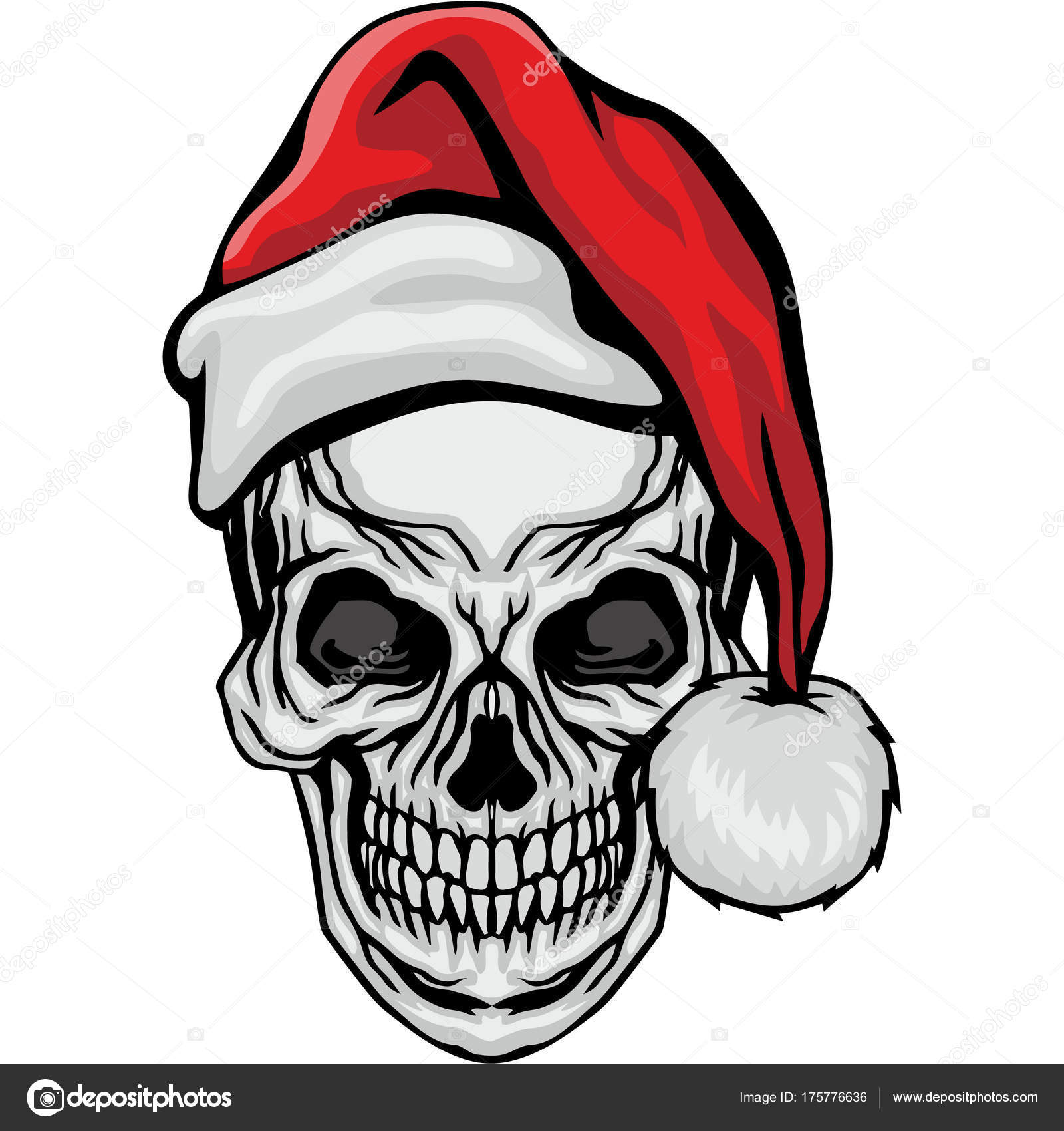 Download Christmas Skull Grunge Vintage Design Shirts ⬇ Vector ...