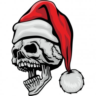 Noel kafatası-grunge.vintage tasarım t-shirt