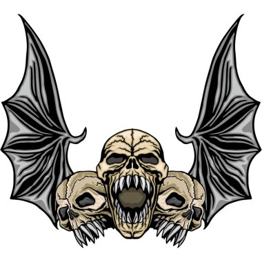  Kafatası, grunge vintage tasarım t shirt ile Gotik arması