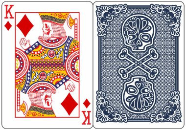 poker, playing card, King of spades,diamond,clubs,heart,
