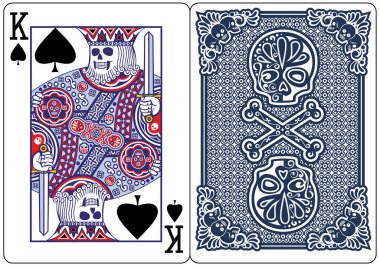 poker, playing card, King of spades,diamond,clubs,heart,