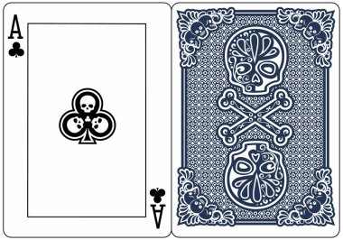 Poker, iskambil kağıdı, maça ası, elmas, sinek, kalp,
