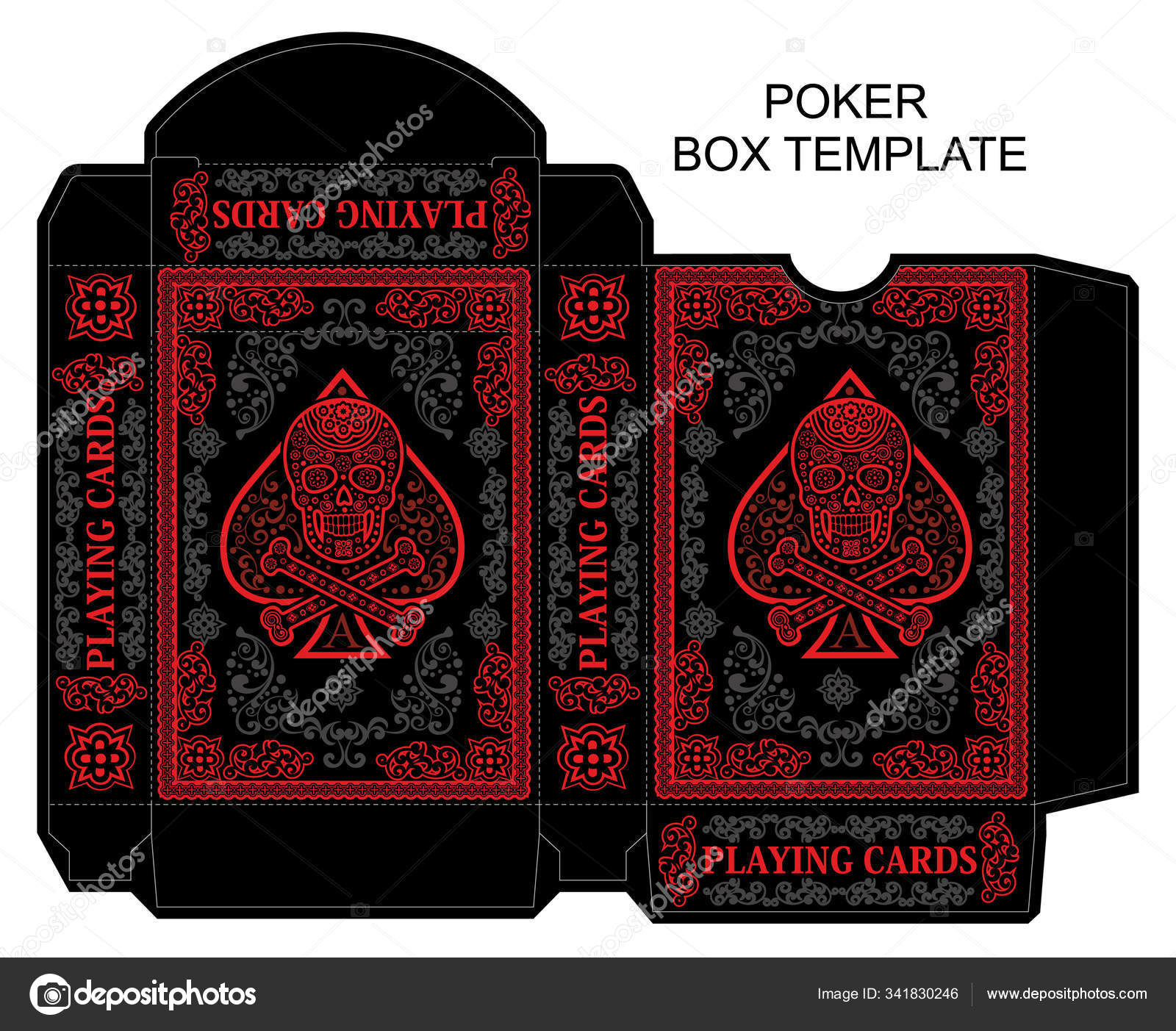 box-vorlage-poker-spielkarte-stock-vector-by-amid999-341830246