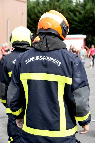 French fire department in brigade — Stock Photo, Image