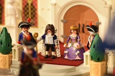 Fransa 'da oyun aracının güzel pozu