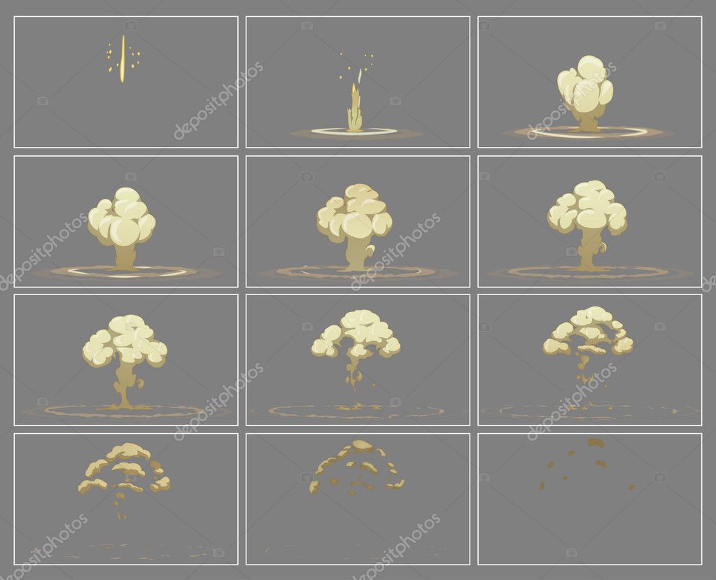 Fog vertical explosion special effect animation frames Stock Vector Image by ©Medeja #126906300 Fog vertical explosion special effect animation frames Stock Vector Image by ©Medeja #126906300