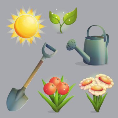 Çiçek ve Bahçe ekipman seti