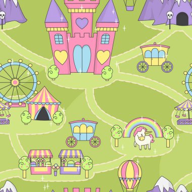 Prenses kale sorunsuz oyun mat etkinlik kızlar için oyun.