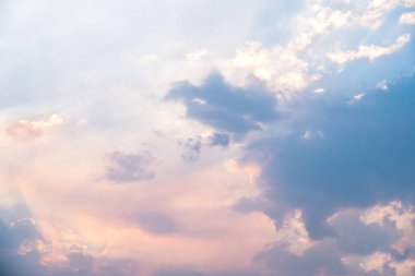 Güzel Gökyüzü ve Güneş Işığı Renk arka plan