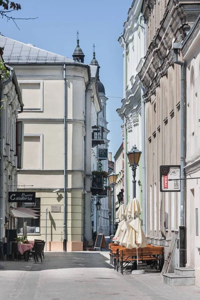 Piotrkow Trybunalski Poland June 2019 Beautiful Atmospheric Lazienna Mokra Street — Stock Photo, Image