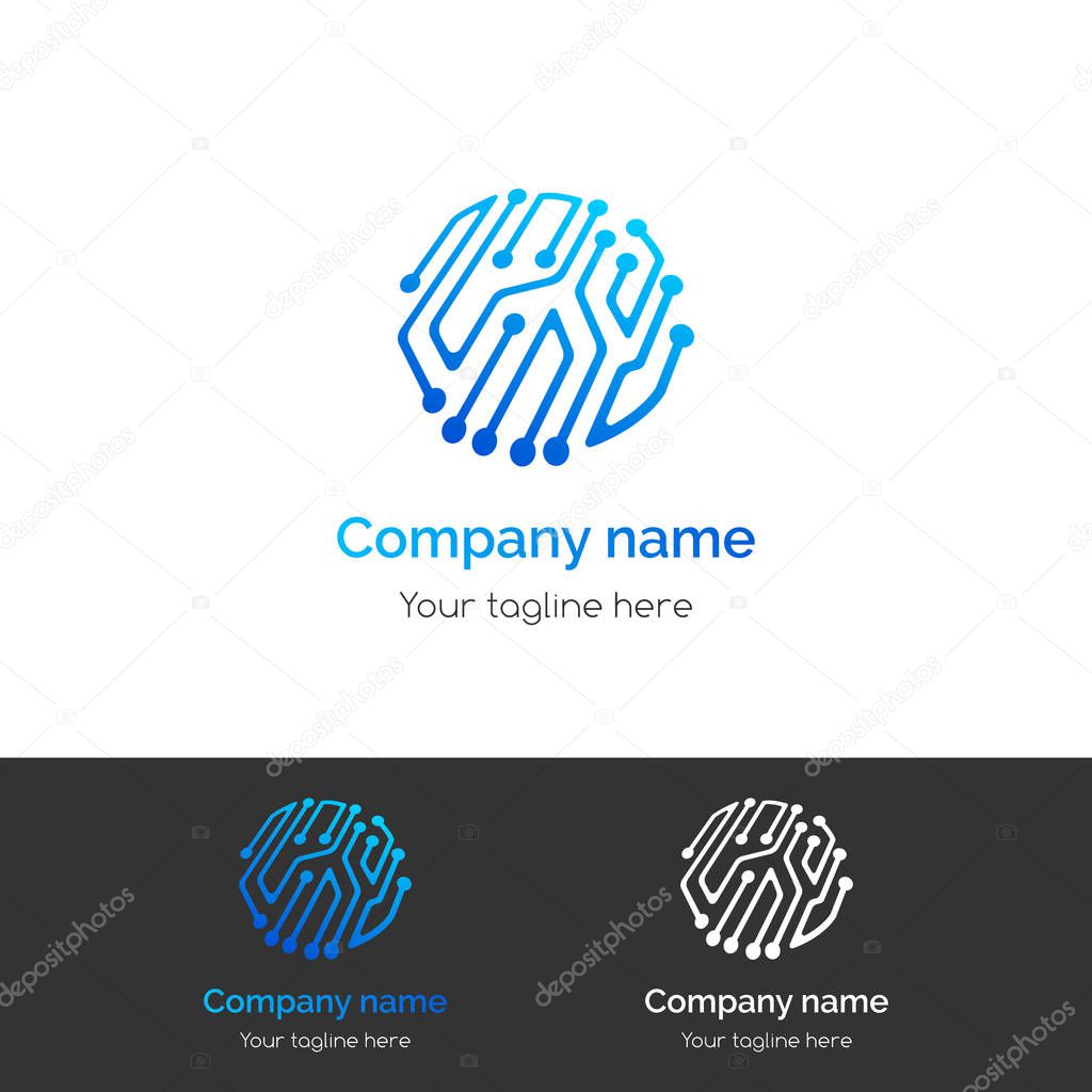 Abstract Geometric logo for your business