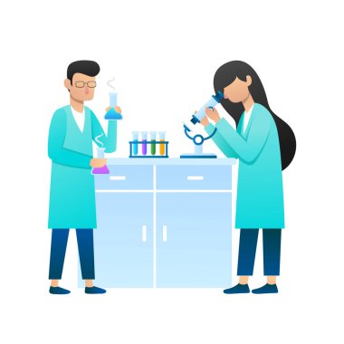 People activity, Scientist doing some research