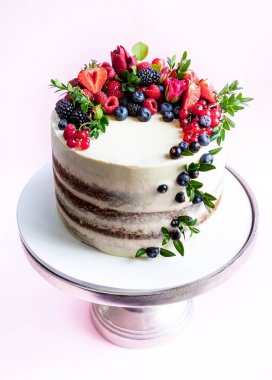 Yaz meyve ve meyve pasta