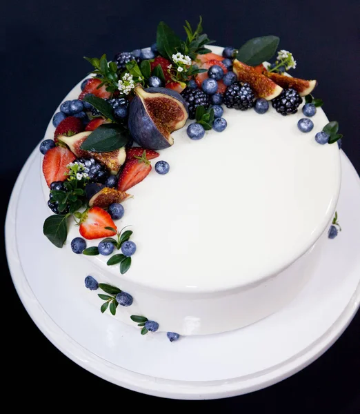 Sonbahar meyve camlı pasta ayna