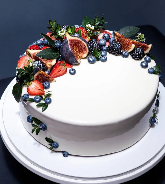 Sonbahar meyve camlı pasta ayna