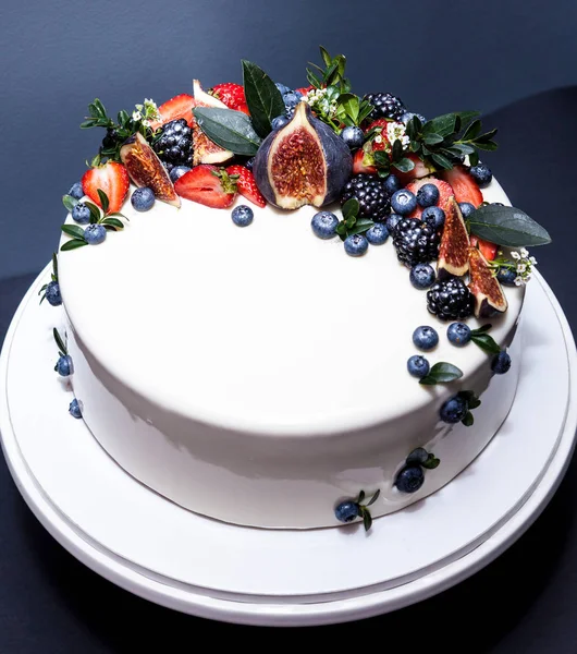 Sonbahar meyve camlı pasta ayna