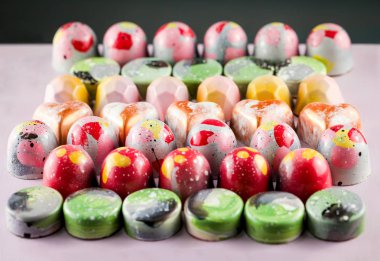 Çikolata şeker bonbon closeup